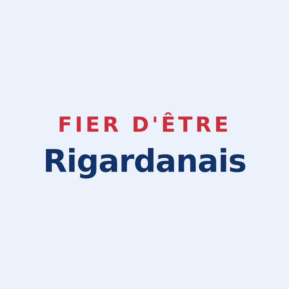 Sticker « Fier d'être Rigardanais » — design pour Rigarda