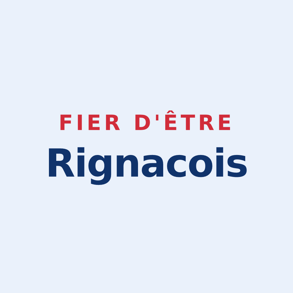 Sticker « Fier d'être Rignacois » — design pour Rignac