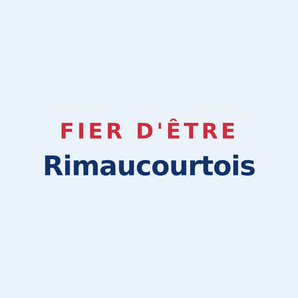 Sticker « Fier d'être Rimaucourtois » — design pour Rimaucourt