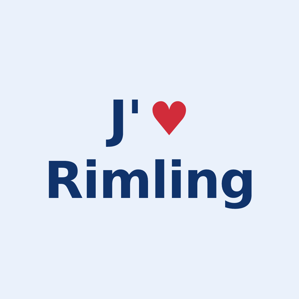 Sticker personnalisé Rimling — design J'aime Rimling