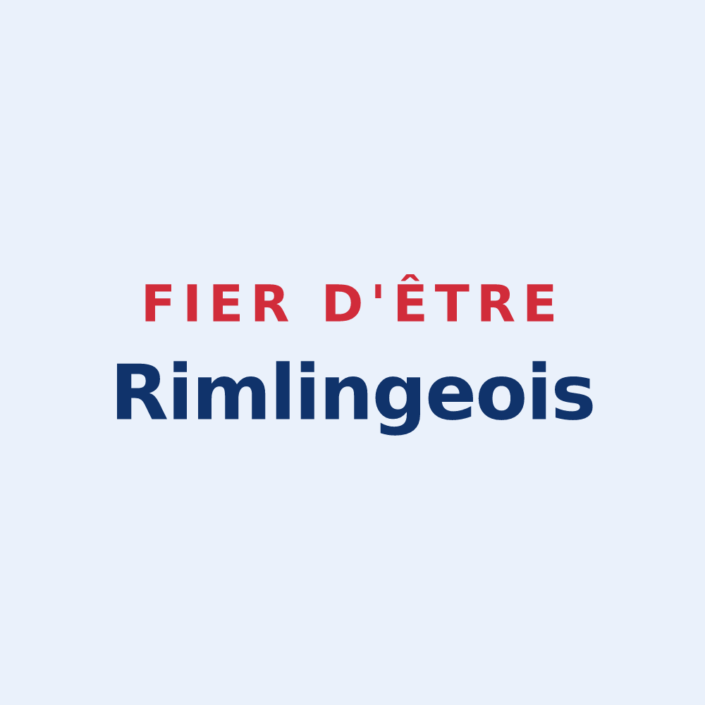 Sticker « Fier d'être Rimlingeois » — design pour Rimling