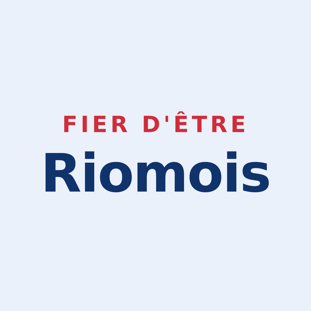 Sticker « Fier d'être Riomois » — design pour Riom-ès-Montagnes