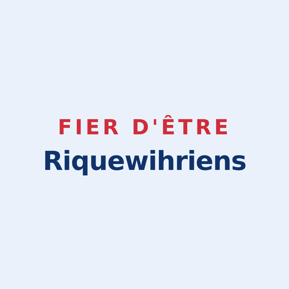 Sticker « Fier d'être Riquewihriens » — design pour Riquewihr