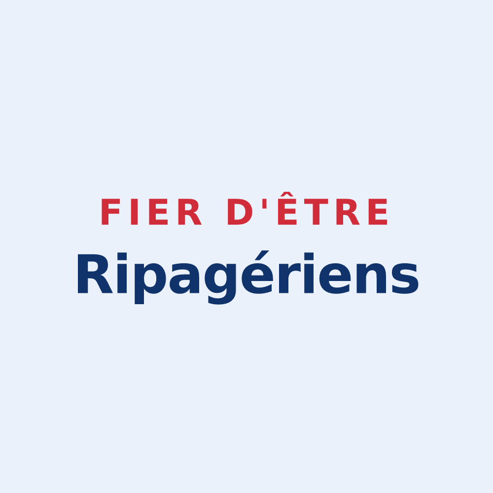 Sticker « Fier d'être Ripagériens » — design pour Rive-de-Gier