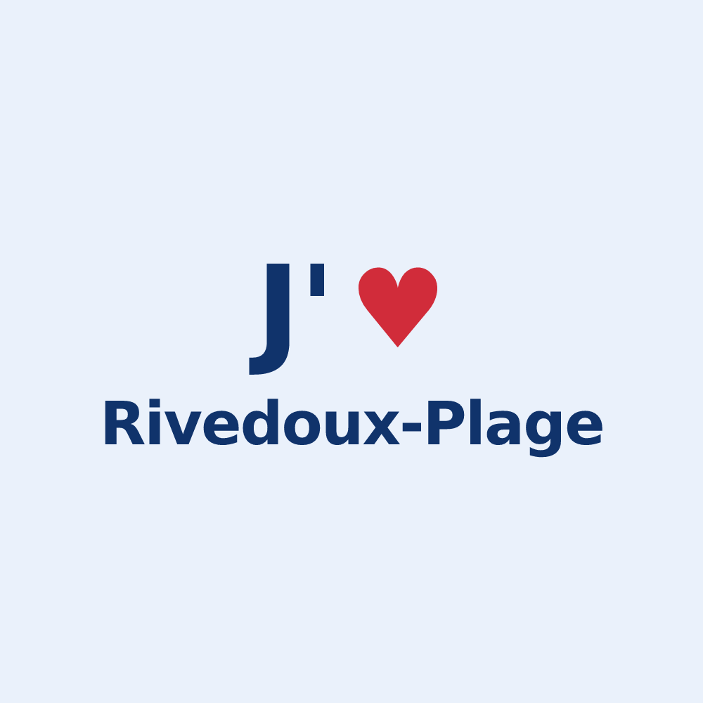 Sticker personnalisé Rivedoux-Plage — design J'aime Rivedoux-Plage