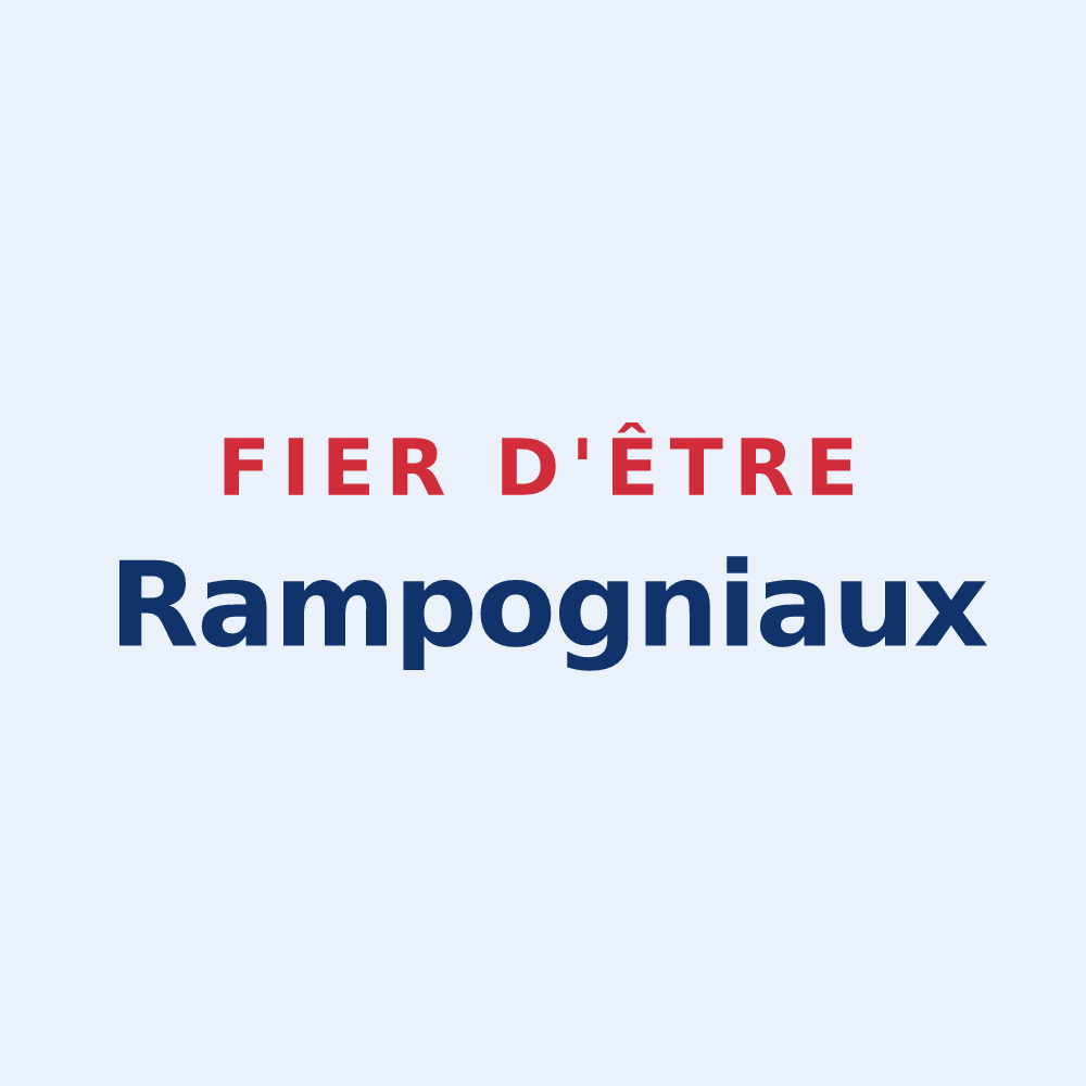 Sticker « Fier d'être Rampogniaux » — design pour Riverie