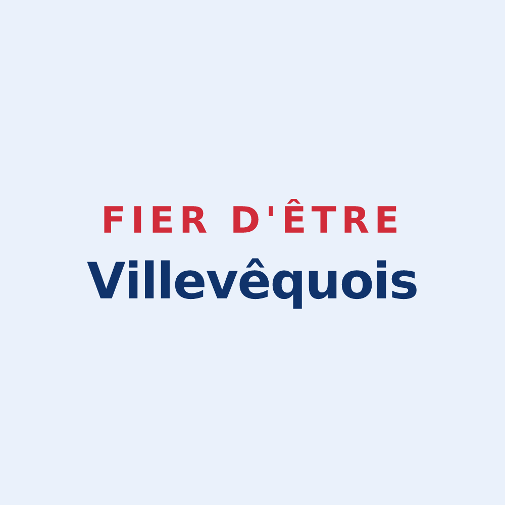 Sticker « Fier d'être Villevêquois » — design pour Rives-du-Loir-en-Anjou