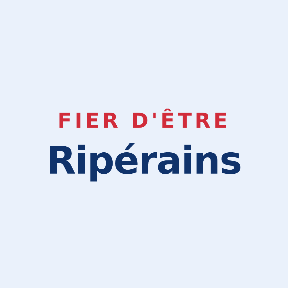 Sticker « Fier d'être Ripérains » — design pour Rivière