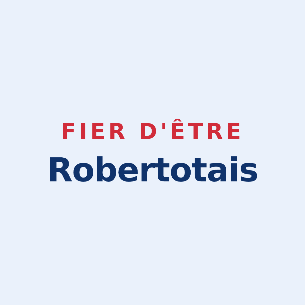 Sticker « Fier d'être Robertotais » — design pour Robertot