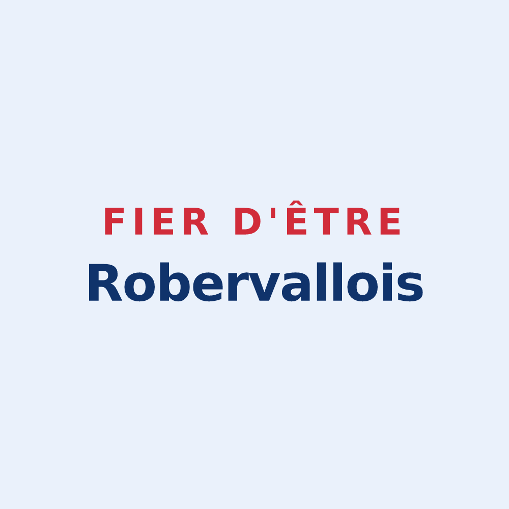 Sticker « Fier d'être Robervallois » — design pour Roberval