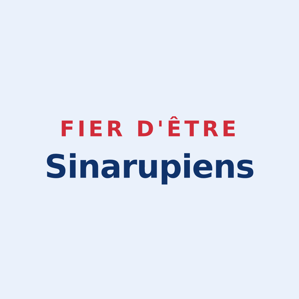 Sticker « Fier d'être Sinarupiens » — design pour Rochechinard