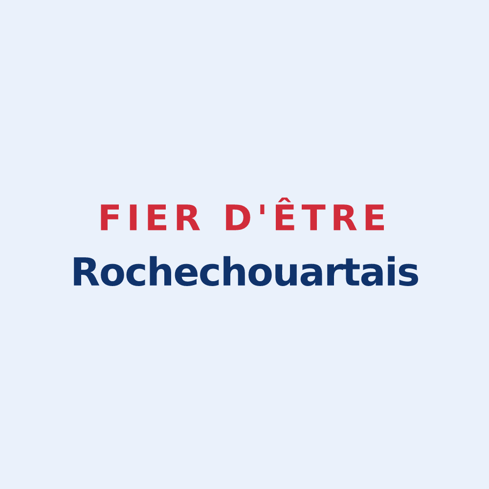 Sticker « Fier d'être Rochechouartais » — design pour Rochechouart