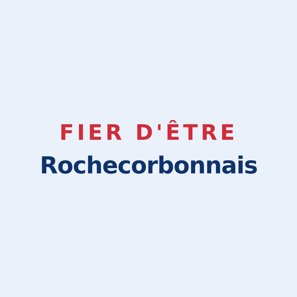Sticker « Fier d'être Rochecorbonnais » — design pour Rochecorbon
