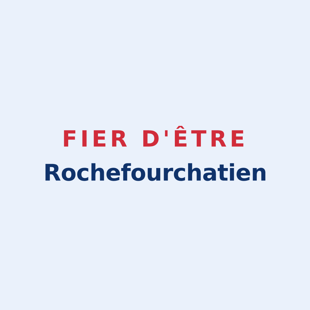 Sticker « Fier d'être Rochefourchatien » — design pour Rochefourchat