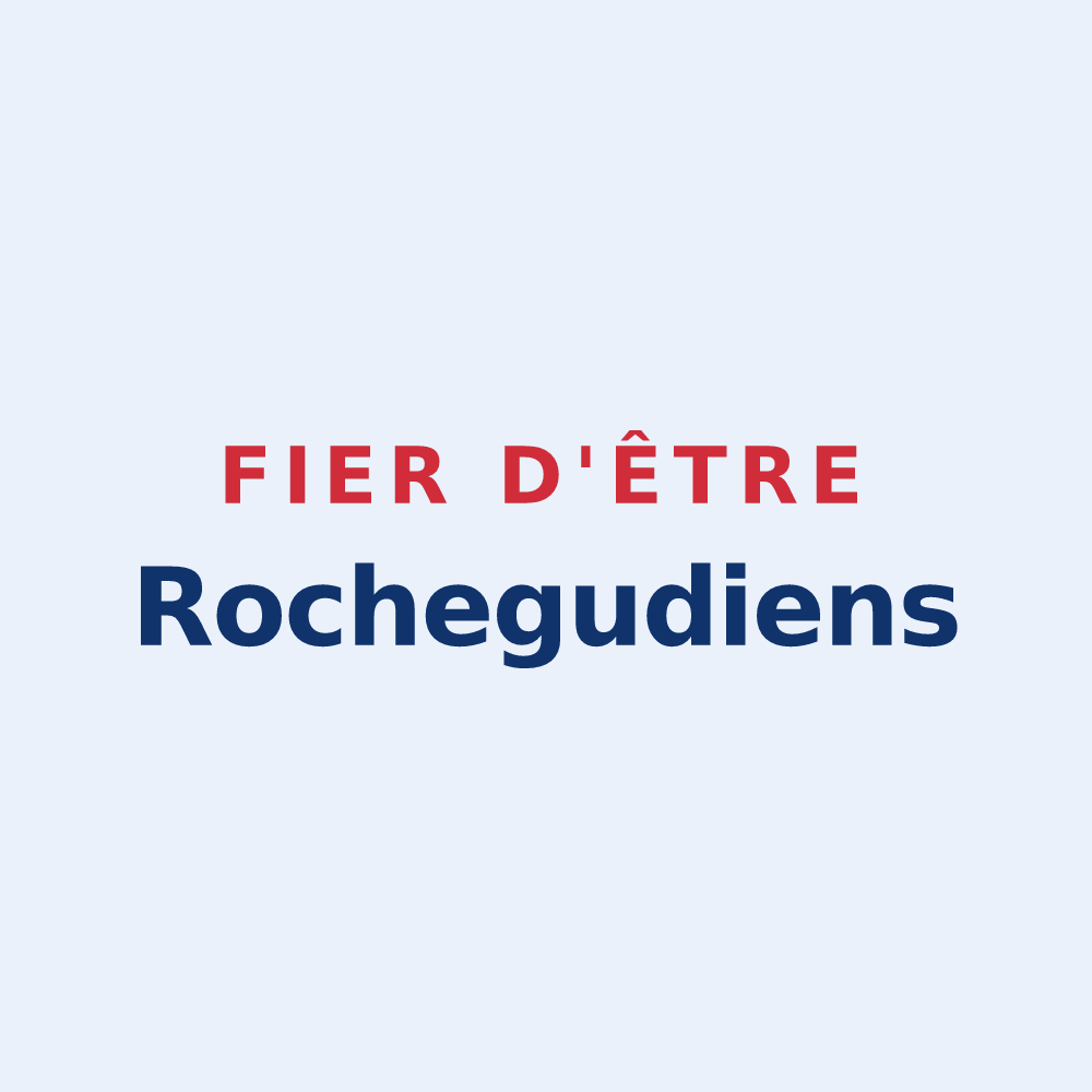 Sticker « Fier d'être Rochegudiens » — design pour Rochegude