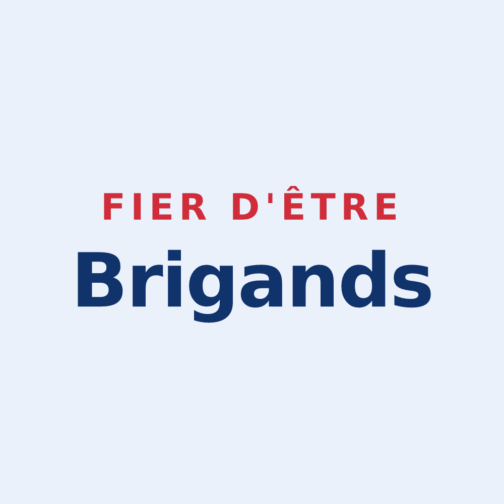 Sticker « Fier d'être Brigands » — design pour Rochejean