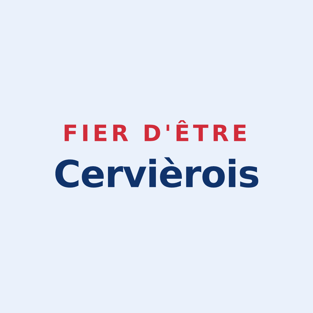 Sticker « Fier d'être Cervièrois » — design pour Rocheservière