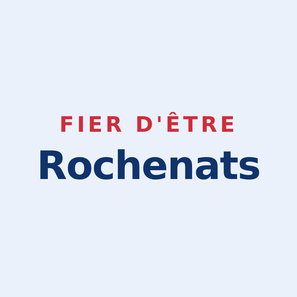 Sticker « Fier d'être Rochenats » — design pour Rochesson