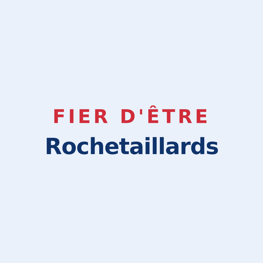 Sticker « Fier d'être Rochetaillards » — design pour Rochetaillée-sur-Saône