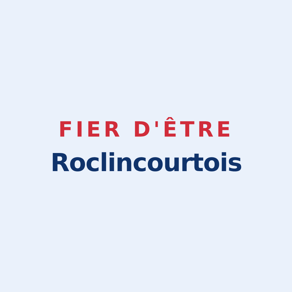 Sticker « Fier d'être Roclincourtois » — design pour Roclincourt
