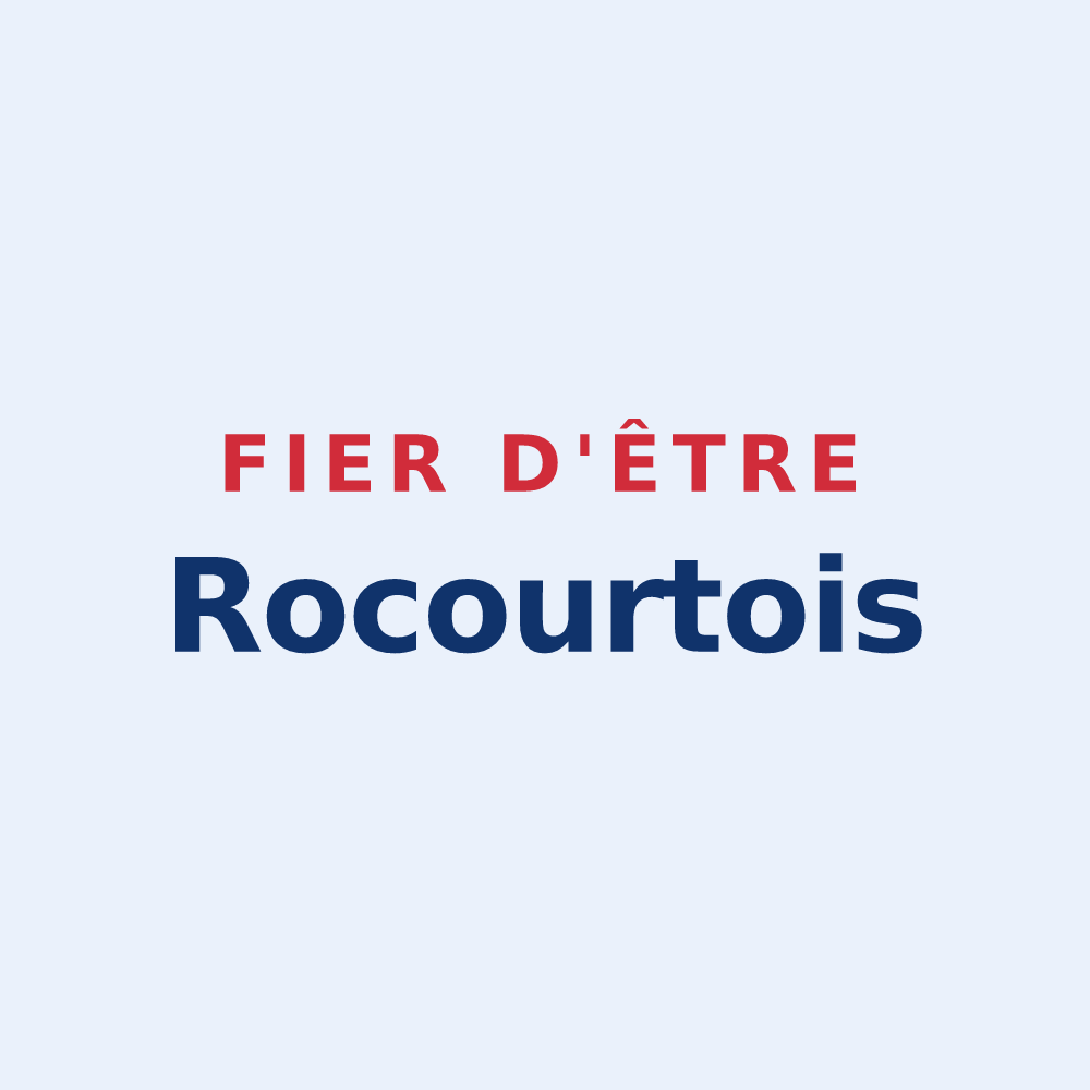 Sticker « Fier d'être Rocourtois » — design pour Rocourt-Saint-Martin