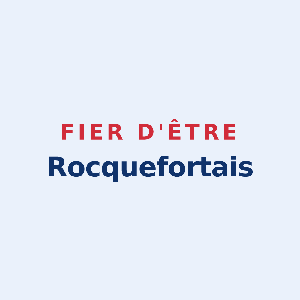 Sticker « Fier d'être Rocquefortais » — design pour Rocquefort