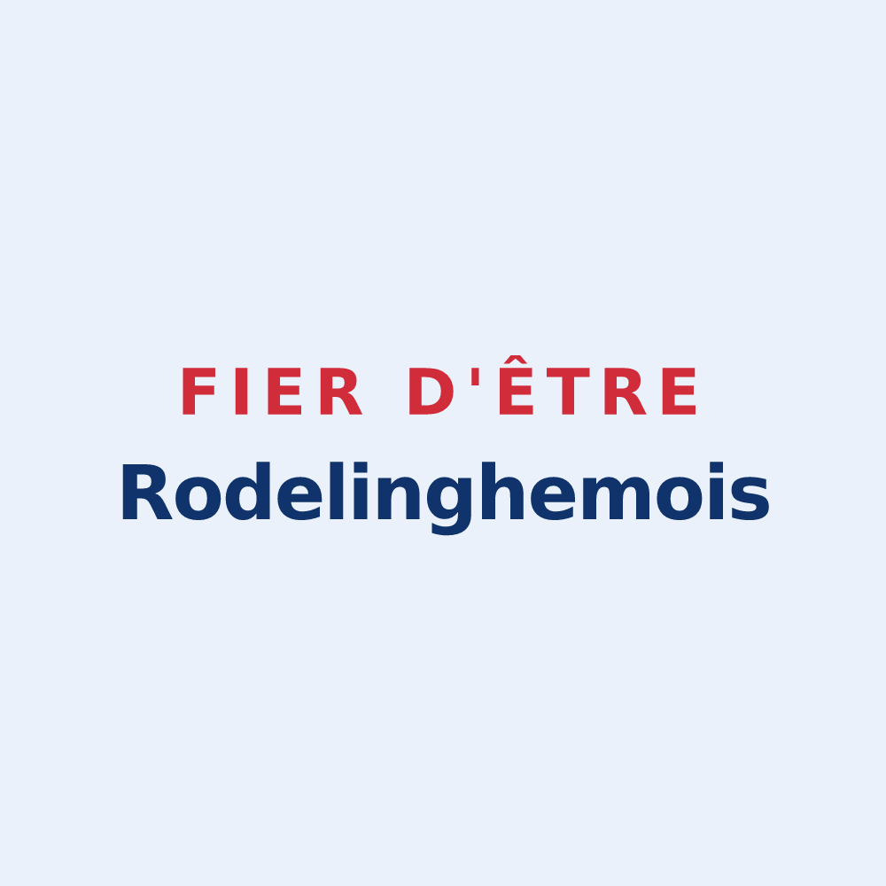 Sticker « Fier d'être Rodelinghemois » — design pour Rodelinghem
