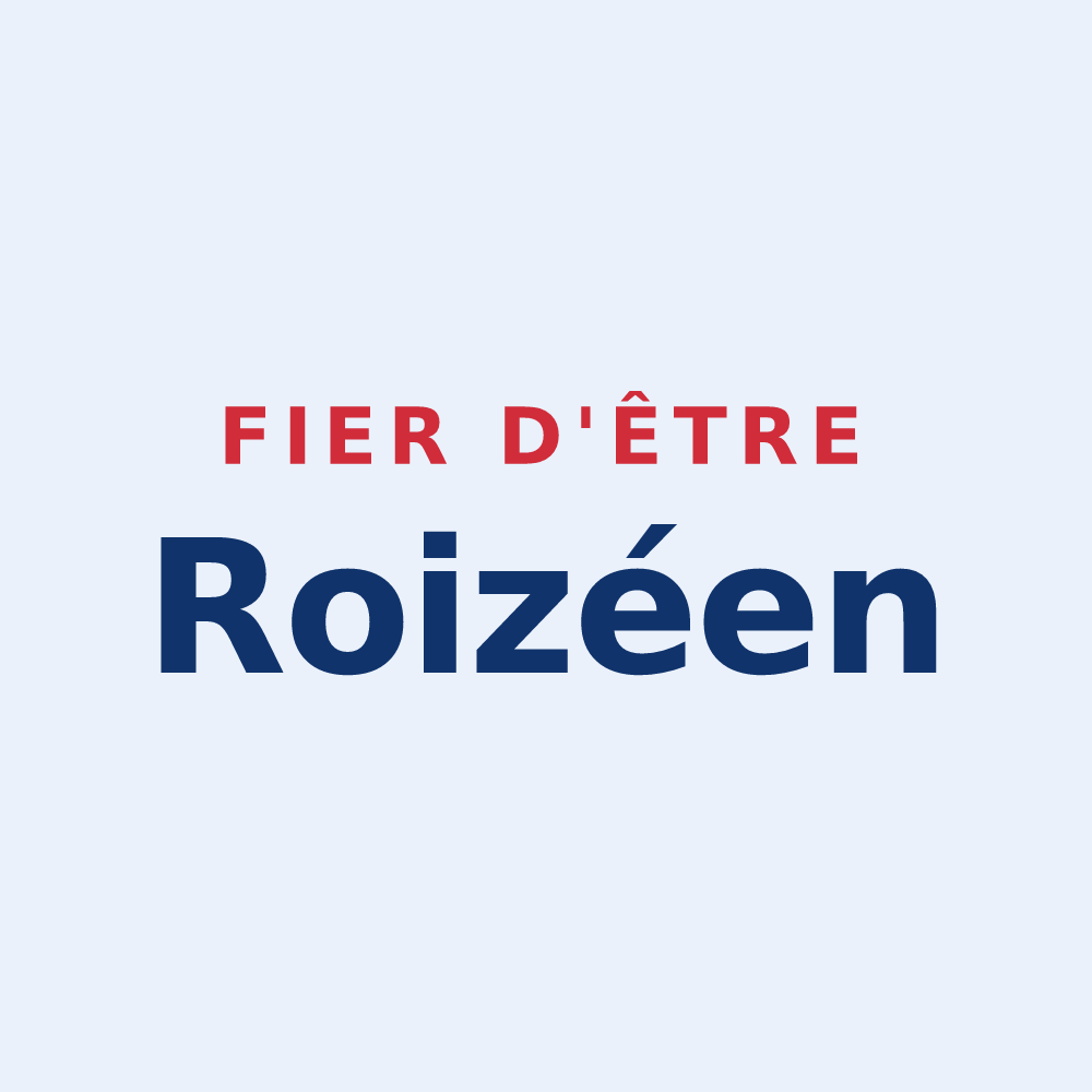 Sticker « Fier d'être Roizéen » — design pour Roëzé-sur-Sarthe
