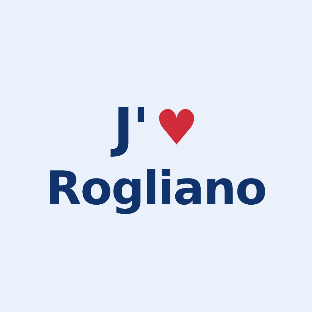 Sticker personnalisé Rogliano — design J'aime Rogliano