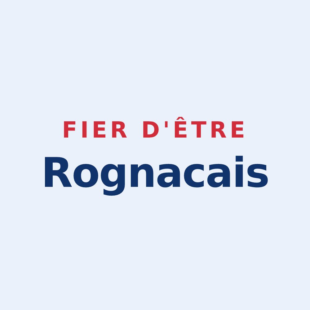 Sticker « Fier d'être Rognacais » — design pour Rognac