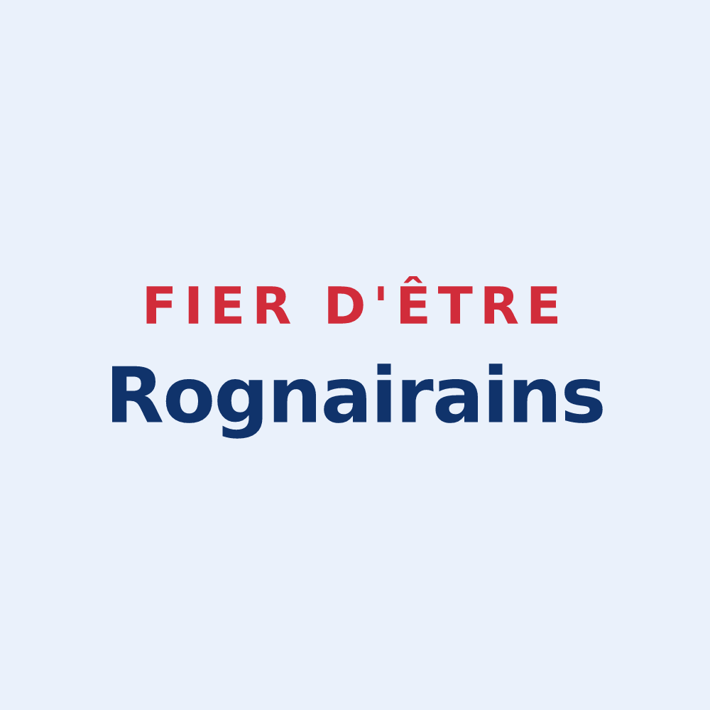 Sticker « Fier d'être Rognairains » — design pour Rognaix