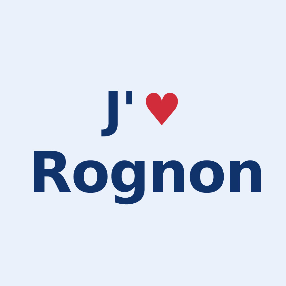 Sticker personnalisé Rognon — design J'aime Rognon
