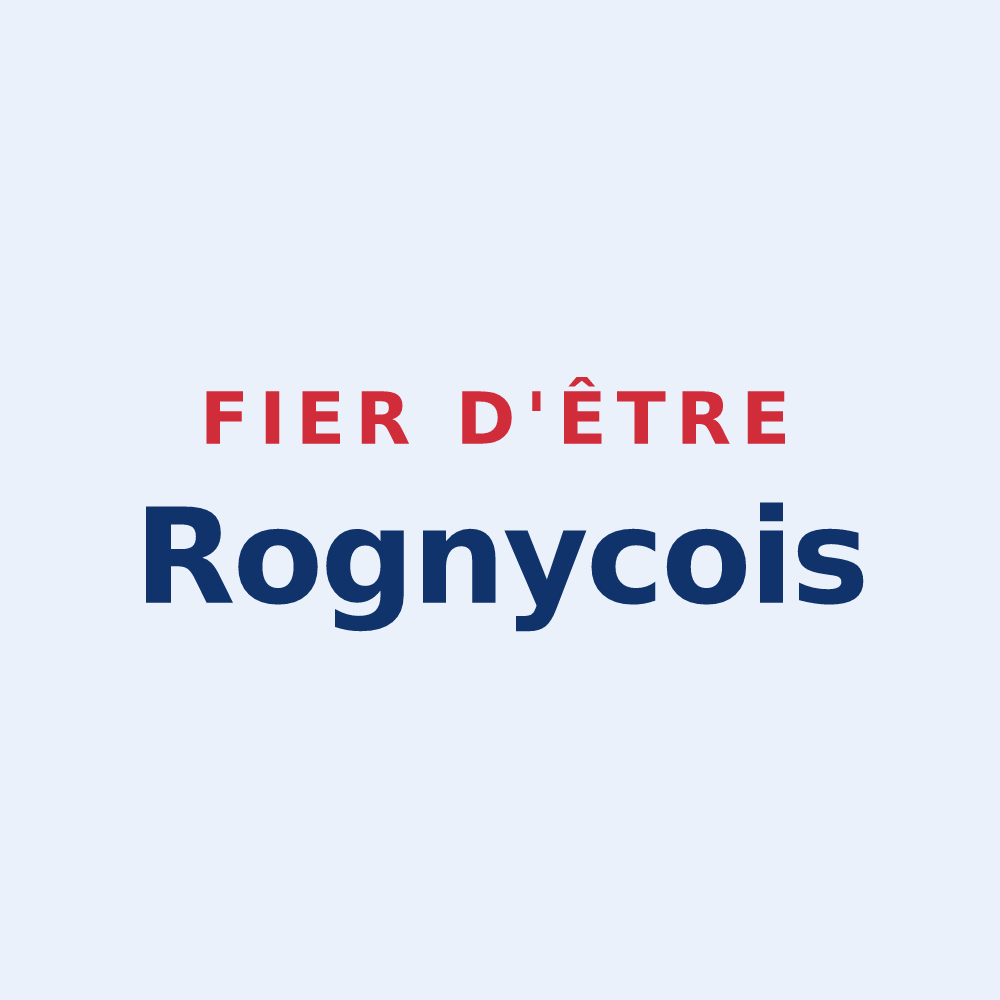 Sticker « Fier d'être Rognycois » — design pour Rogny-les-Sept-Écluses