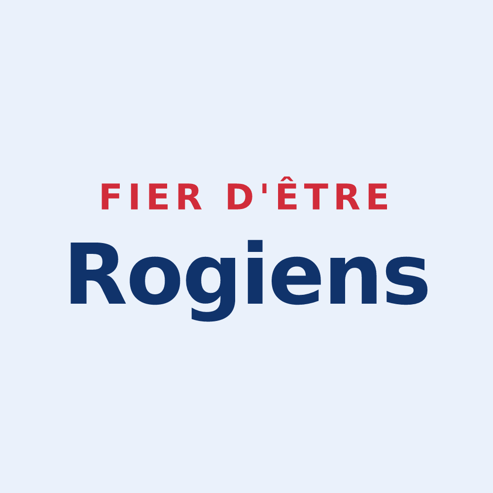 Sticker « Fier d'être Rogiens » — design pour Rogy
