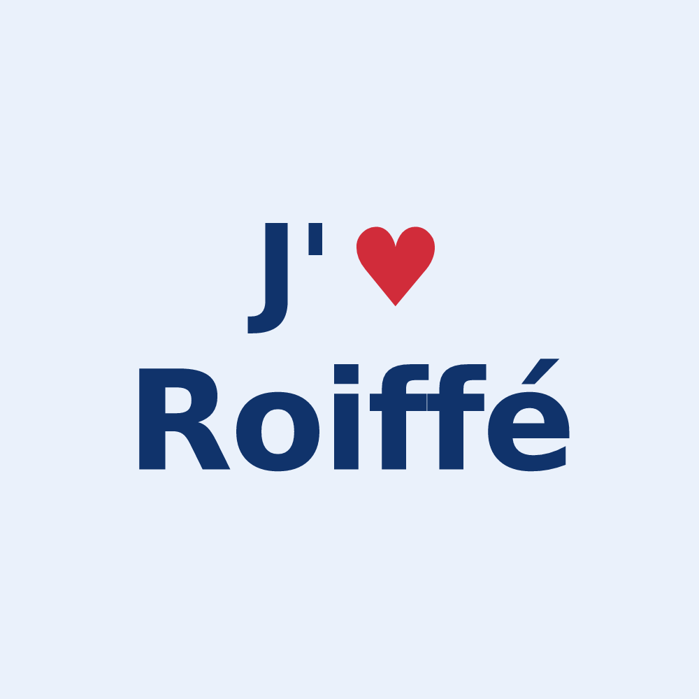 Sticker personnalisé Roiffé — design J'aime Roiffé