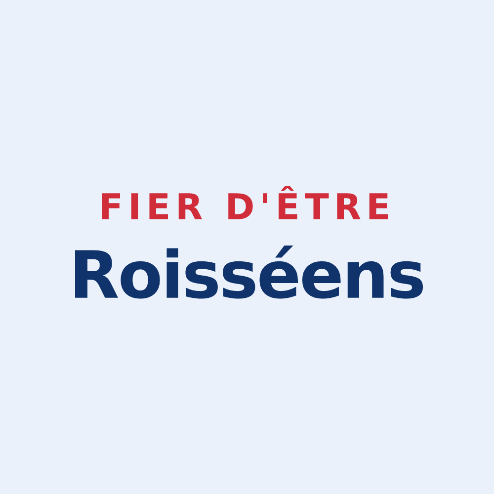 Sticker « Fier d'être Roisséens » — design pour Roissy-en-Brie