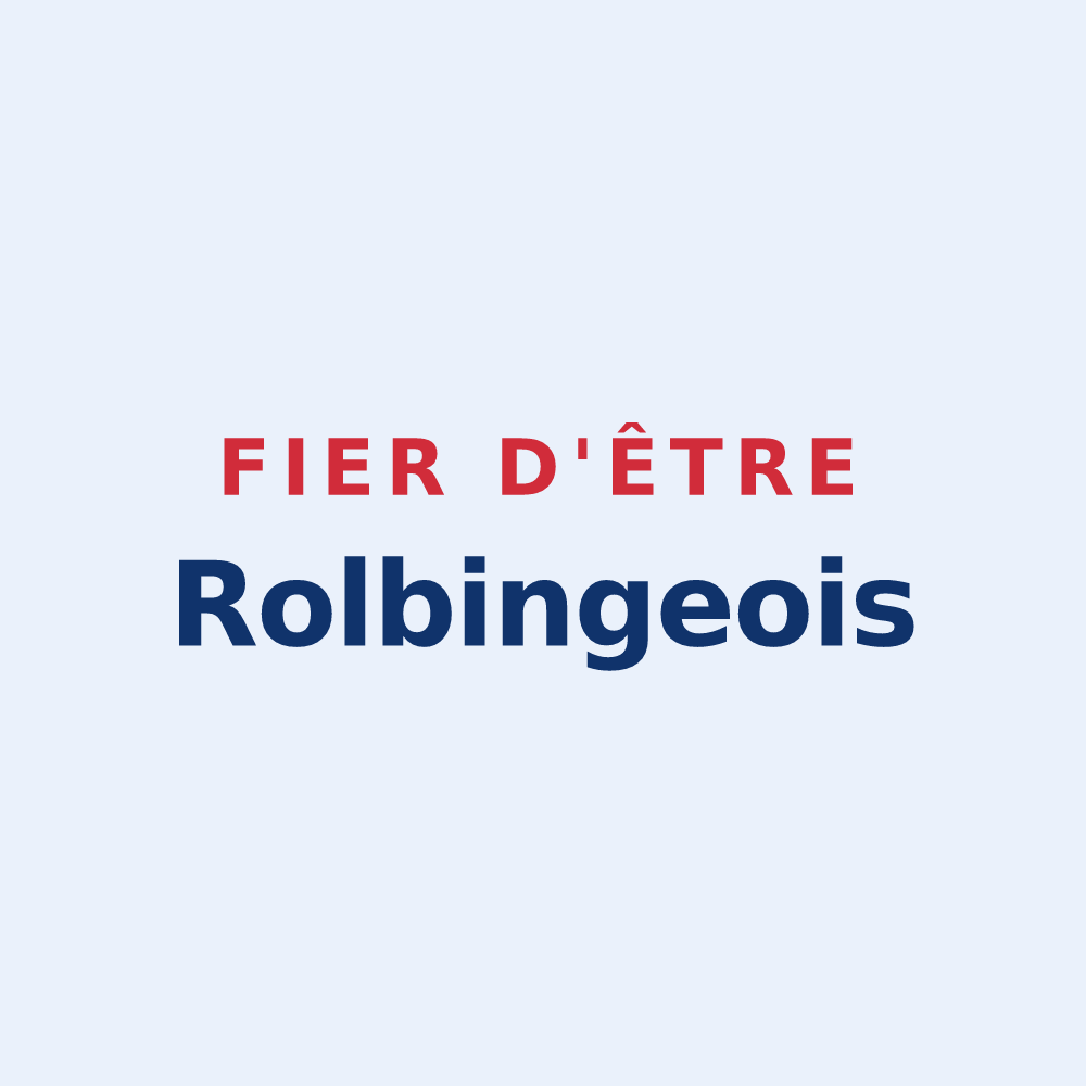 Sticker « Fier d'être Rolbingeois » — design pour Rolbing