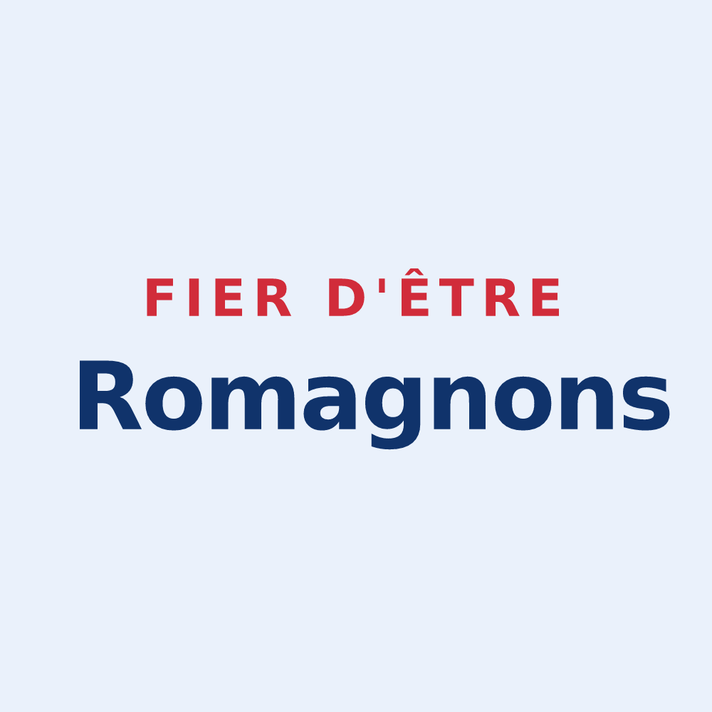 Sticker « Fier d'être Romagnons » — design pour Romagne