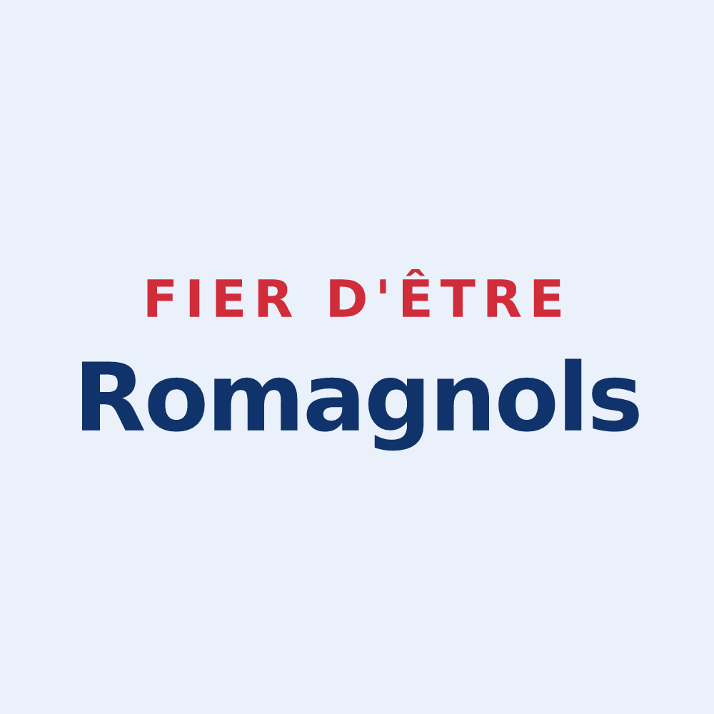 Sticker « Fier d'être Romagnols » — design pour Romagne-sous-les-Côtes