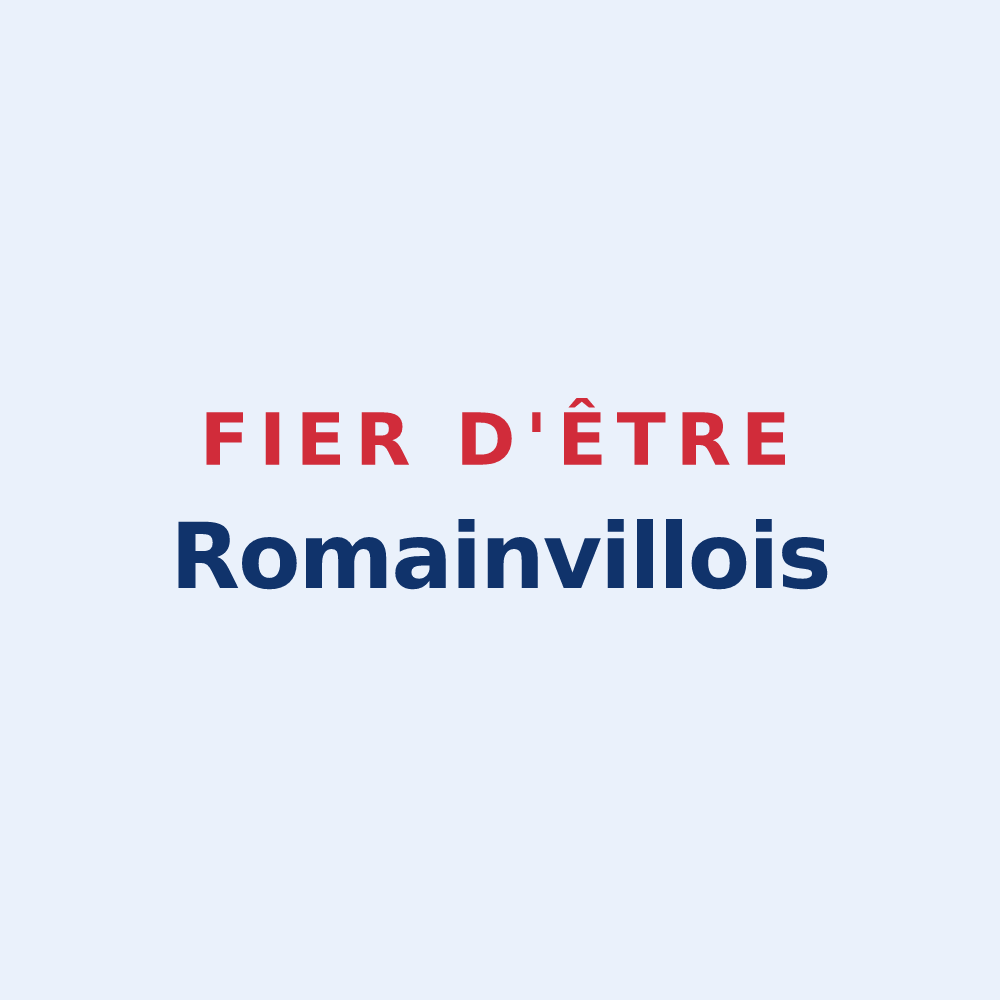 Sticker « Fier d'être Romainvillois » — design pour Romainville