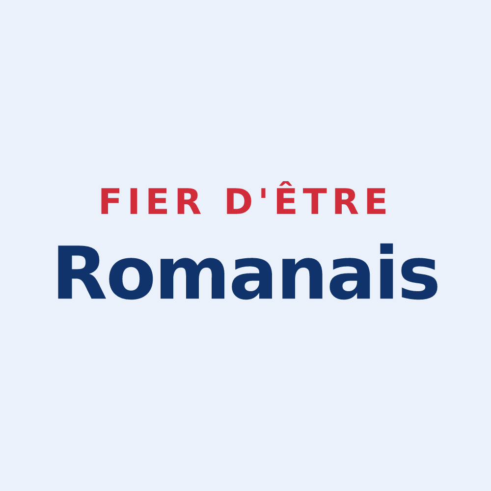 Sticker « Fier d'être Romanais » — design pour Romans