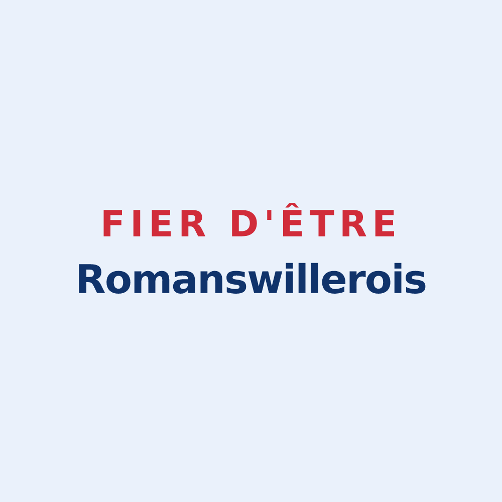 Sticker « Fier d'être Romanswillerois » — design pour Romanswiller