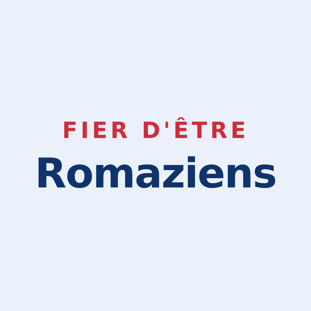 Sticker « Fier d'être Romaziens » — design pour Romazières