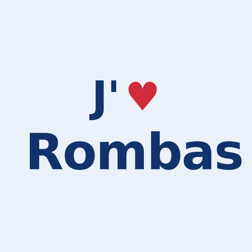 Sticker personnalisé Rombas — design J'aime Rombas