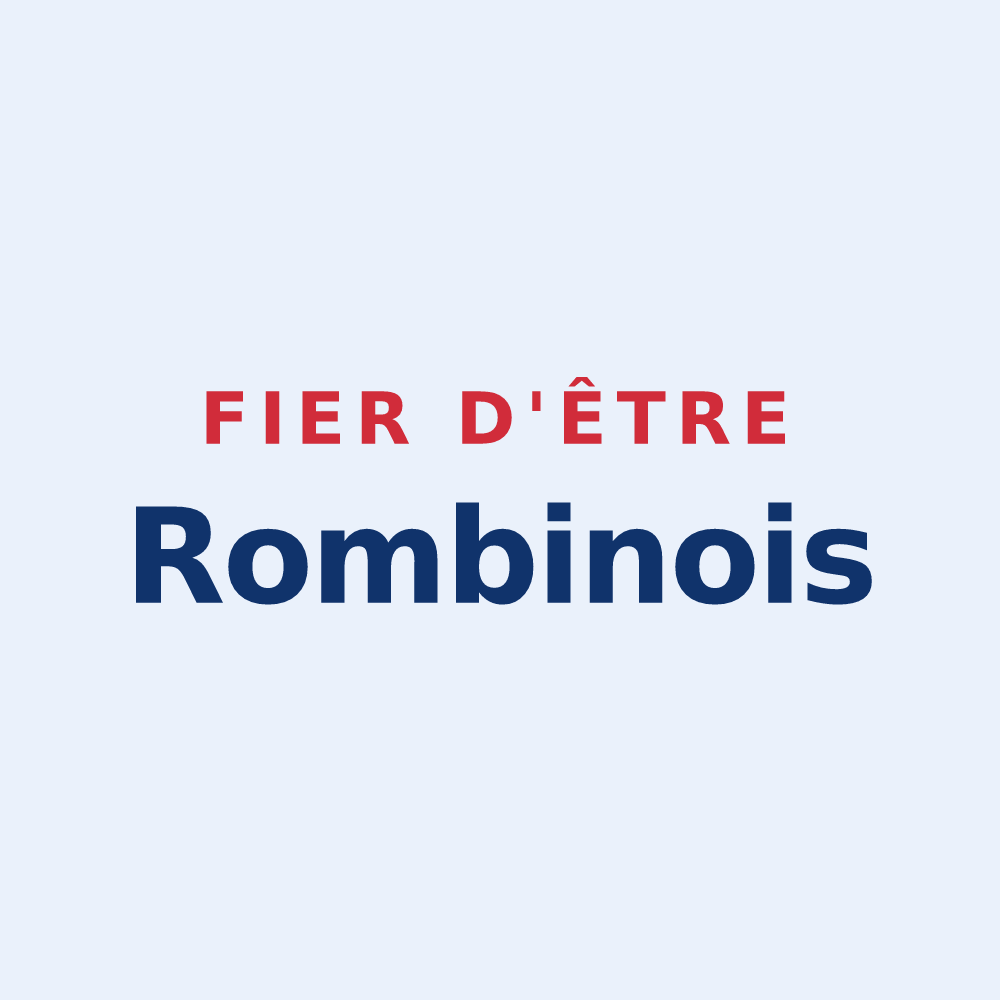 Sticker « Fier d'être Rombinois » — design pour Rombies-et-Marchipont