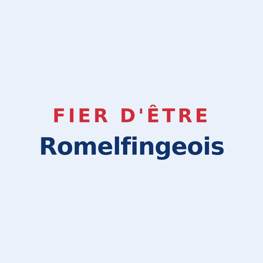Sticker « Fier d'être Romelfingeois » — design pour Romelfing
