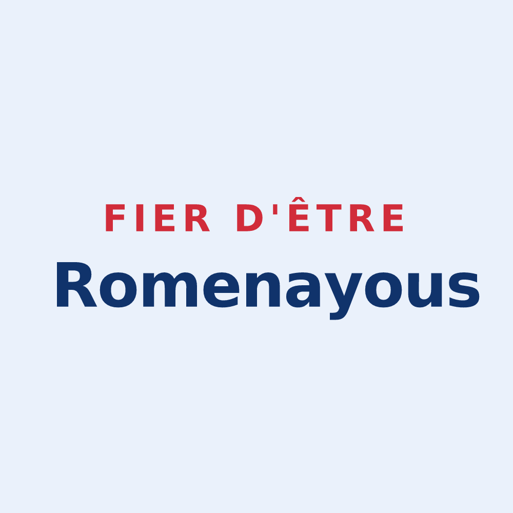 Sticker « Fier d'être Romenayous » — design pour Romenay