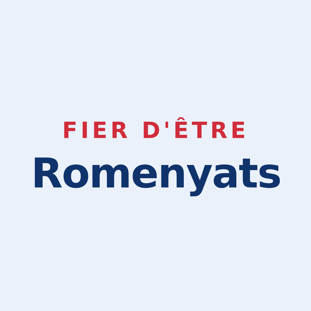 Sticker « Fier d'être Romenyats » — design pour Romeny-sur-Marne