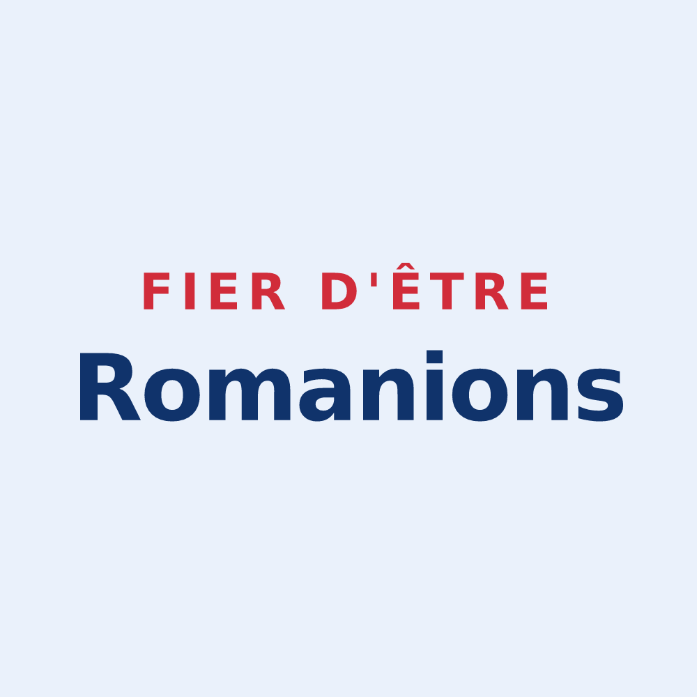 Sticker « Fier d'être Romanions » — design pour Romery