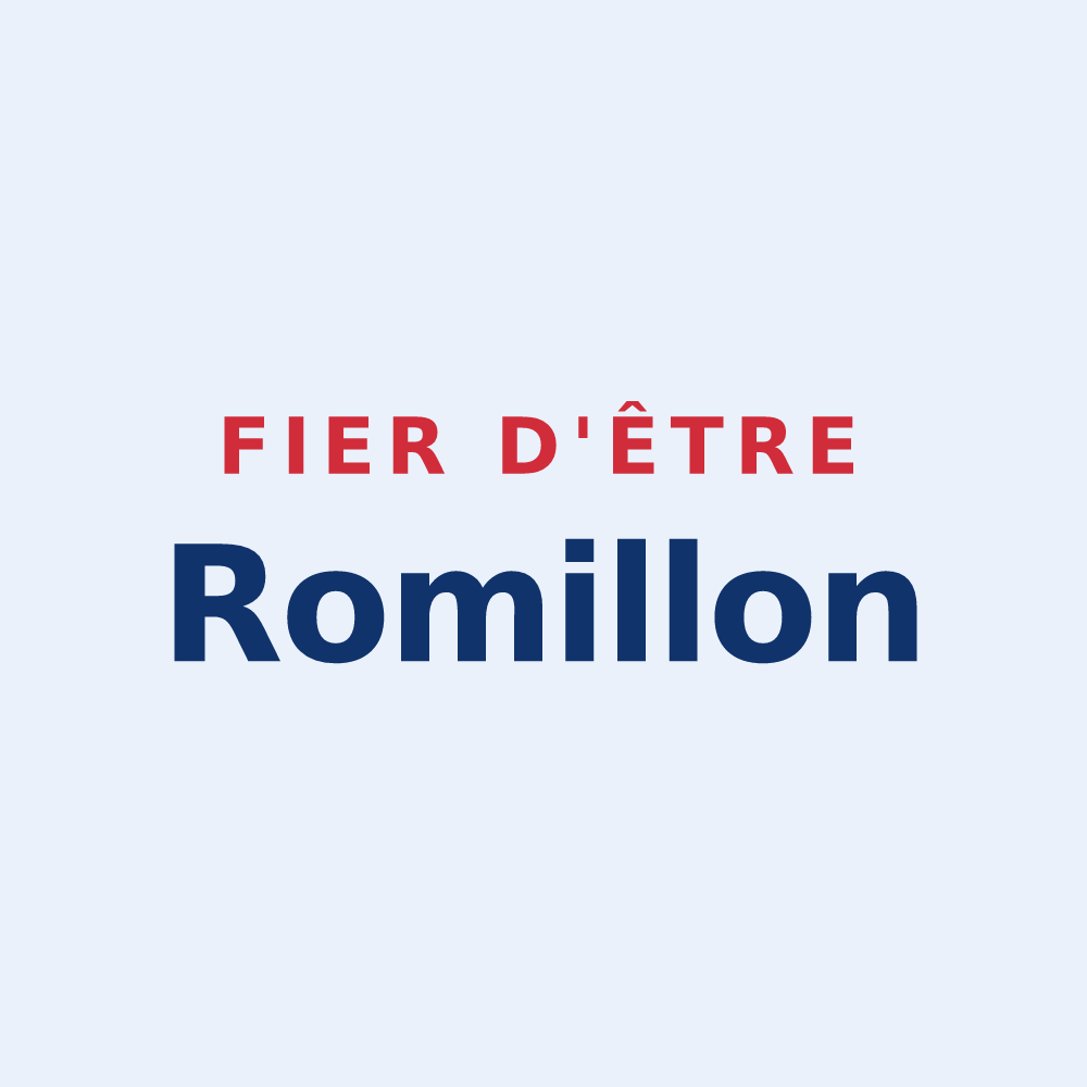 Sticker « Fier d'être Romillon » — design pour Romilly-la-Puthenaye